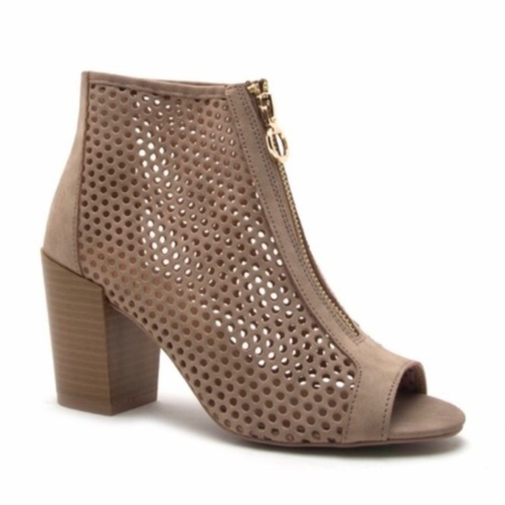 Isabella Peep Toe Booties